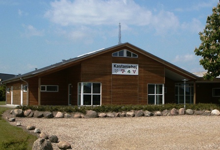 Den nye sal og køkken